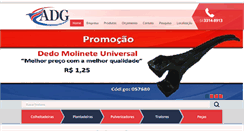 Desktop Screenshot of adgplasticos.com.br